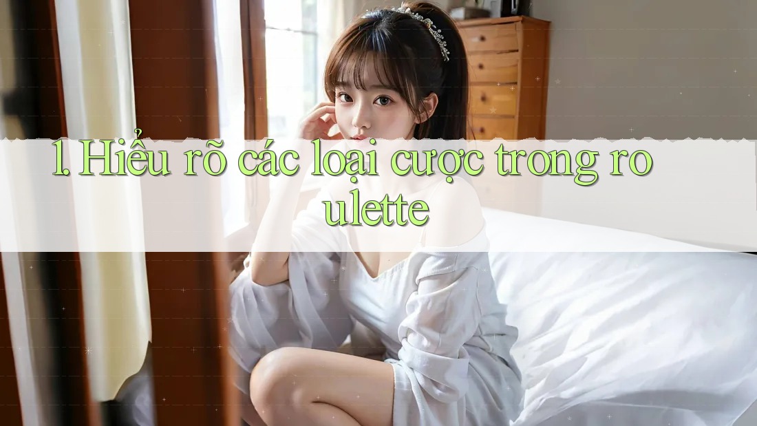 1. Hiểu rõ các loại cược trong roulette 1. Hiểu rõ các loại cược trong roulette