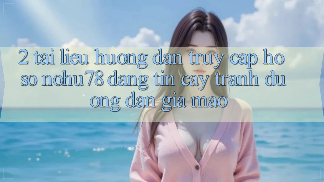 2. Tài liệu hướng dẫn Truy cập hồ sơ Nohu78 Đáng tin cậy, Tránh Đường dẫn Giả Mạo 2. Tài liệu hướng dẫn Truy cập hồ sơ Nohu78 Đáng tin cậy, Tránh Đường dẫn Giả Mạo