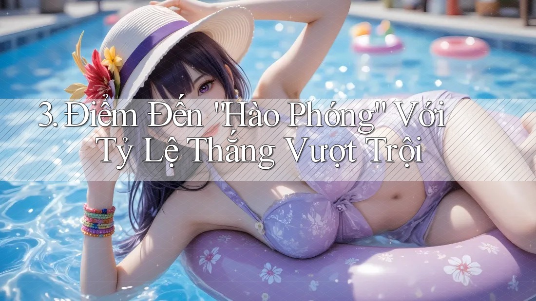 3. Điểm Đến “Hào Phóng” Với Tỷ Lệ Thắng Vượt Trội 3. Điểm Đến “Hào Phóng” Với Tỷ Lệ Thắng Vượt Trội