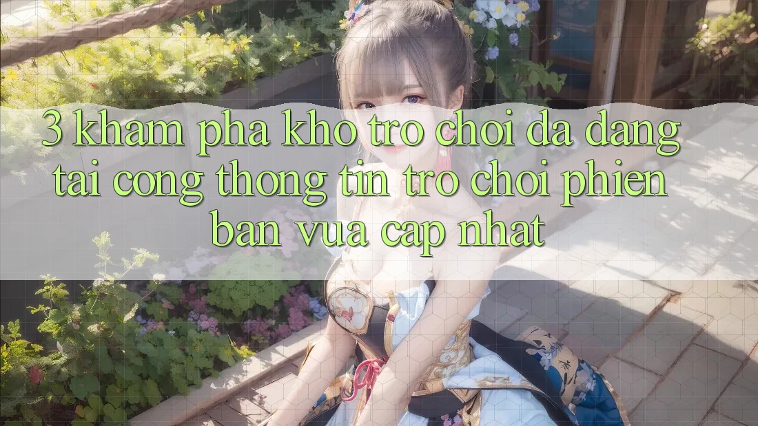 3. Khám Phá Kho Trò chơi Đa Dạng Tại Cổng thông tin Trò chơi Phiên bản vừa cập nhật