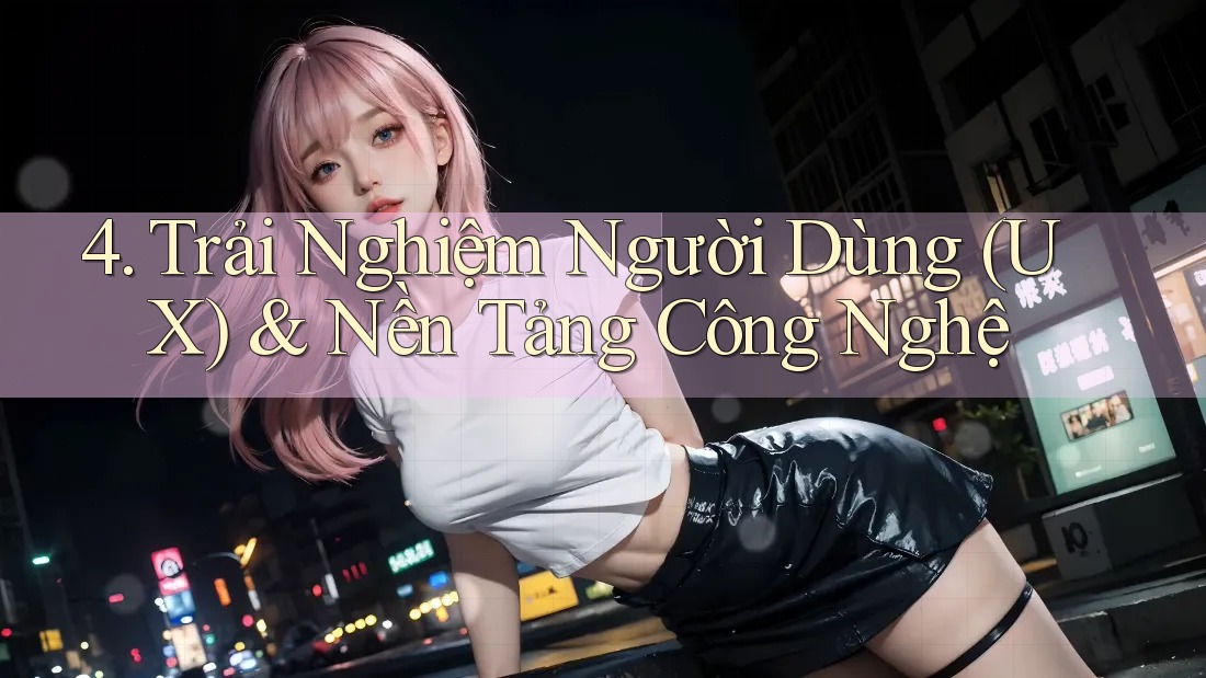 4. Trải Nghiệm Người Dùng (UX) & Nền Tảng Công Nghệ 4. Trải Nghiệm Người Dùng (UX) & Nền Tảng Công Nghệ