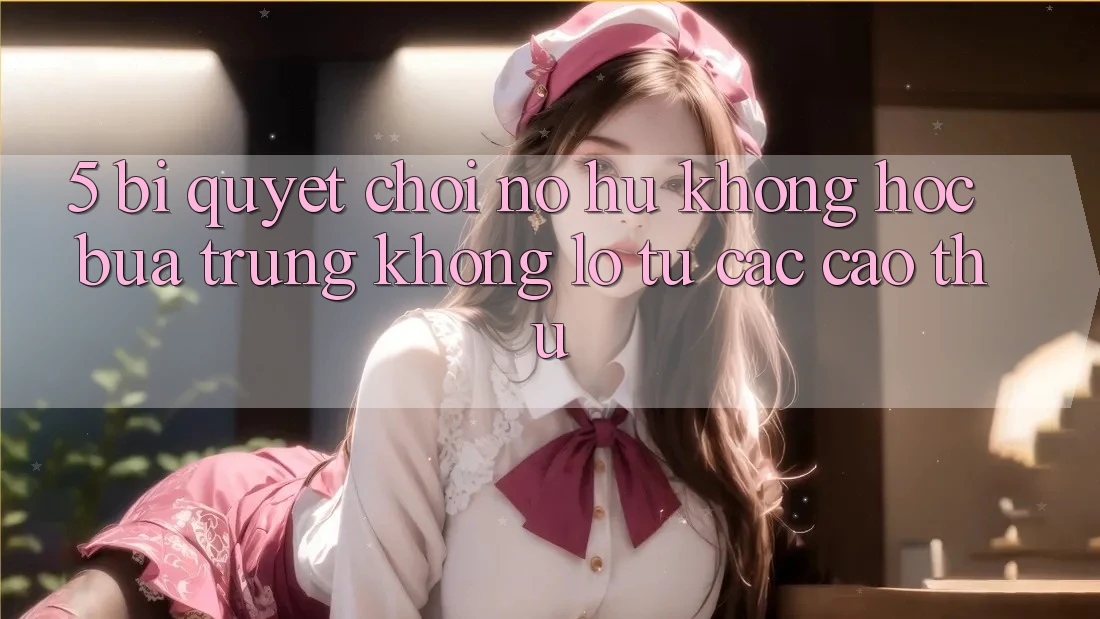 5. Bí Quyết Chơi Nổ Hũ Không hóc búa Trúng Khổng lồ Từ Các Cao Thủ 5. Bí Quyết Chơi Nổ Hũ Không hóc búa Trúng Khổng lồ Từ Các Cao Thủ