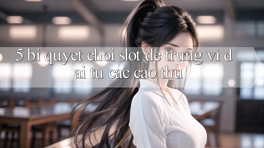 5. Bí Quyết Chơi Slot Dễ Trúng Vĩ đại Từ Các Cao Thủ 5. Bí Quyết Chơi Slot Dễ Trúng Vĩ đại Từ Các Cao Thủ