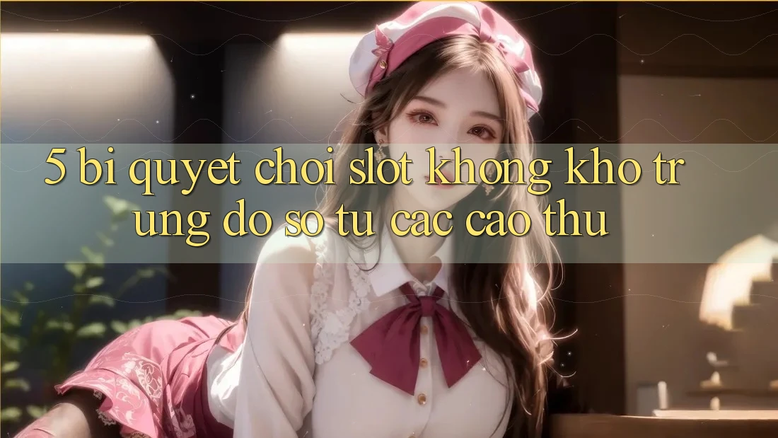 5. Bí quyết Chơi Slot Không khó Trúng Đồ sộ Từ Các Cao Thủ 5. Bí quyết Chơi Slot Không khó Trúng Đồ sộ Từ Các Cao Thủ