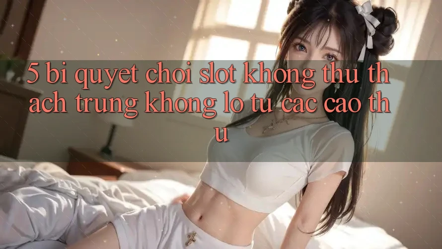 5. Bí Quyết Chơi Slot Không thử thách Trúng Khổng lồ Từ Các Cao Thủ 5. Bí Quyết Chơi Slot Không thử thách Trúng Khổng lồ Từ Các Cao Thủ