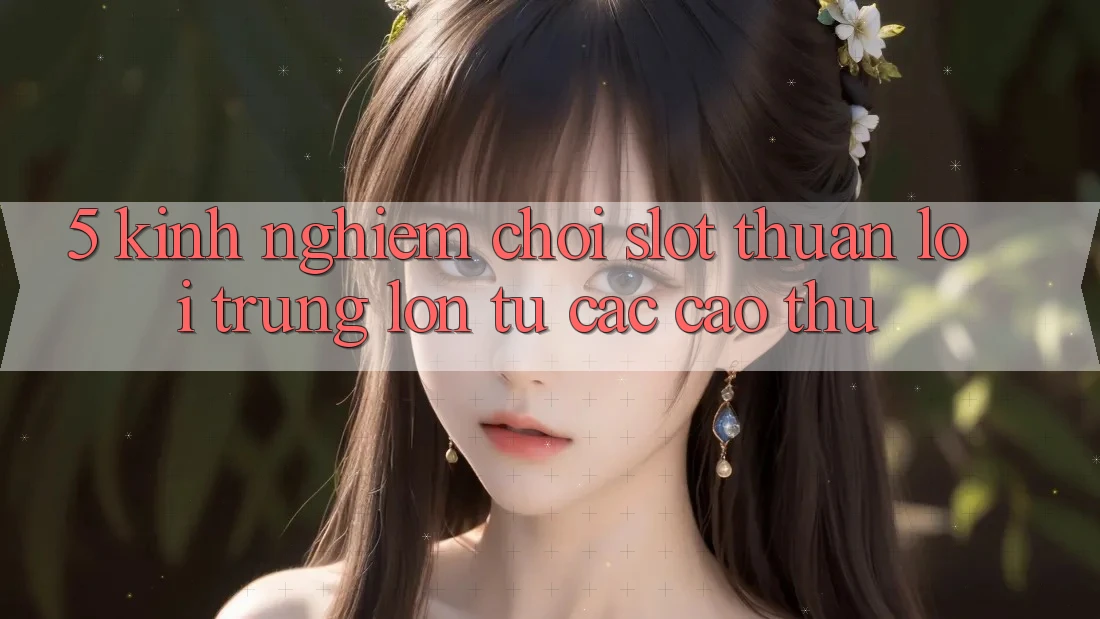 5. Kinh nghiệm Chơi Slot Thuận lợi Trúng Lớn Từ Các Cao Thủ 5. Kinh nghiệm Chơi Slot Thuận lợi Trúng Lớn Từ Các Cao Thủ