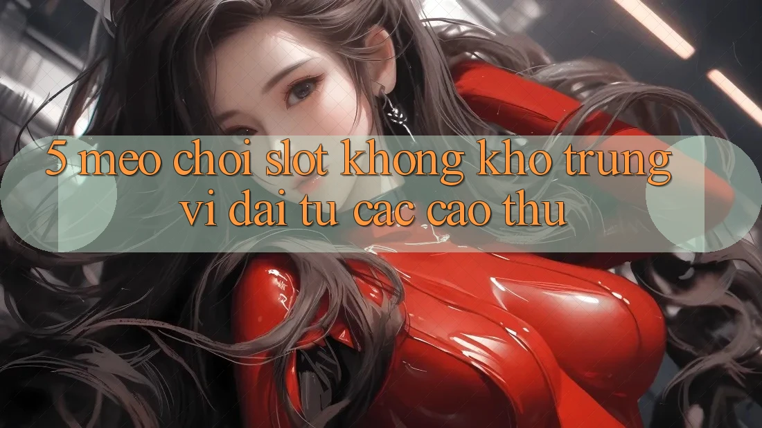 5. Mẹo Chơi Slot Không khó Trúng Vĩ đại Từ Các Cao Thủ