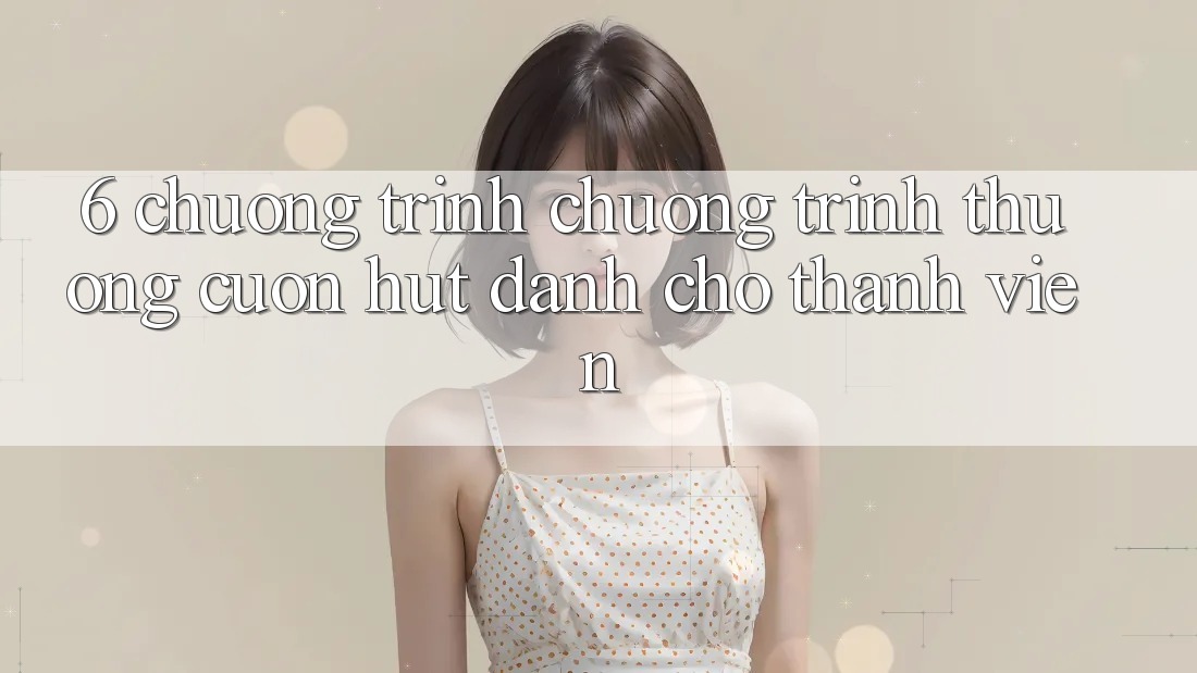 6. Chương Trình Chương trình thưởng Cuốn hút Dành Cho Thành Viên 6. Chương Trình Chương trình thưởng Cuốn hút Dành Cho Thành Viên