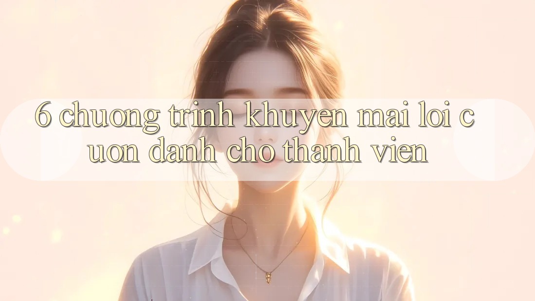6. Chương Trình Khuyến Mãi Lôi cuốn Dành Cho Thành Viên 6. Chương Trình Khuyến Mãi Lôi cuốn Dành Cho Thành Viên
