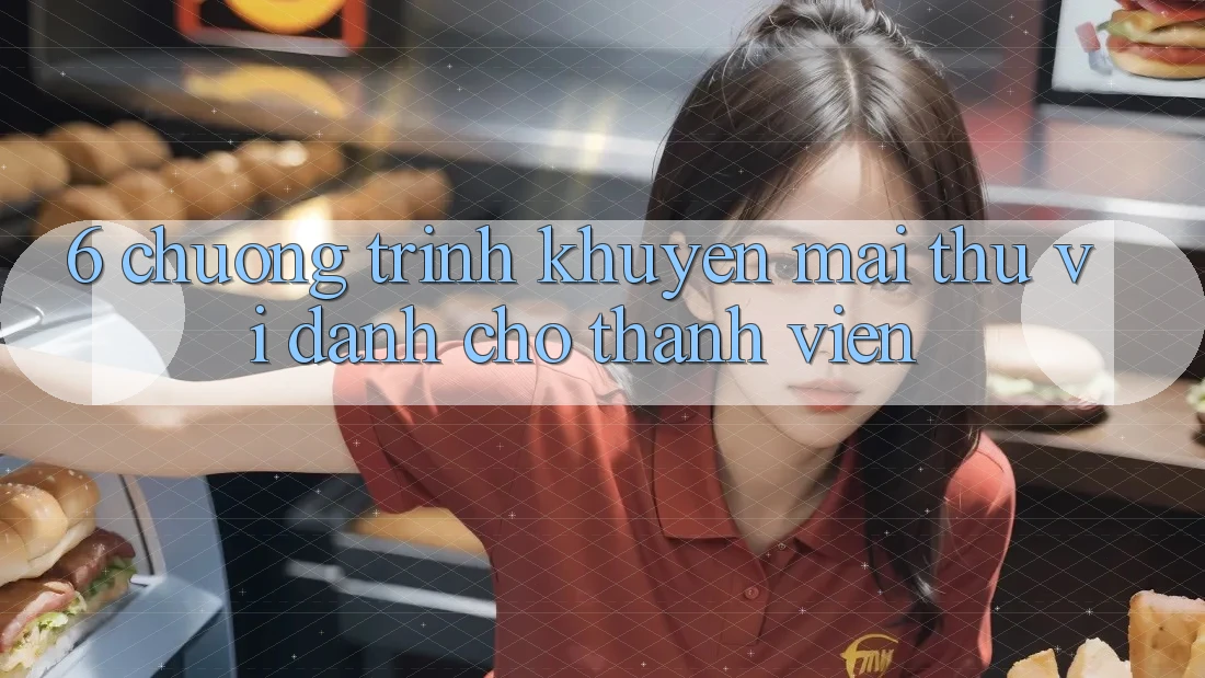 6. Chương Trình Khuyến Mãi Thú vị Dành Cho Thành Viên 6. Chương Trình Khuyến Mãi Thú vị Dành Cho Thành Viên