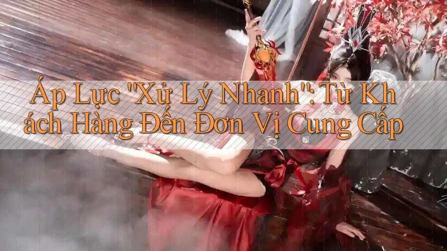 Áp Lực “Xử Lý Nhanh”: Từ Khách Hàng Đến Đơn Vị Cung Cấp