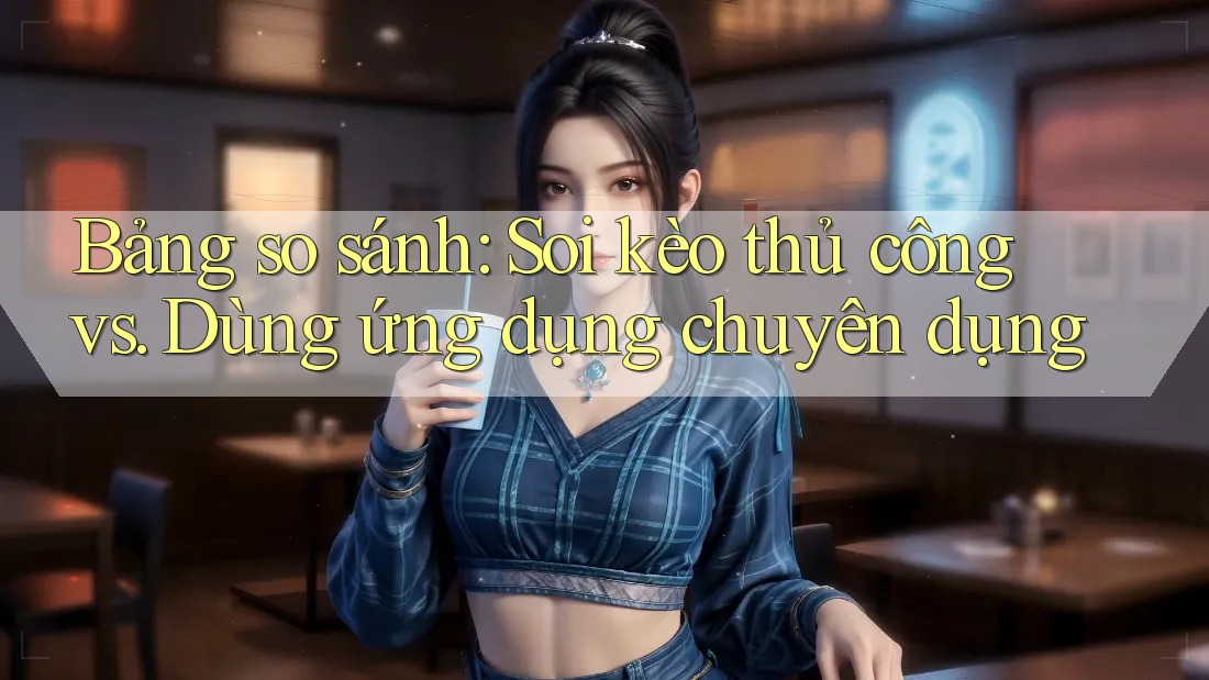 Bảng so sánh: Soi kèo thủ công vs. Dùng ứng dụng chuyên dụng Bảng so sánh: Soi kèo thủ công vs. Dùng ứng dụng chuyên dụng