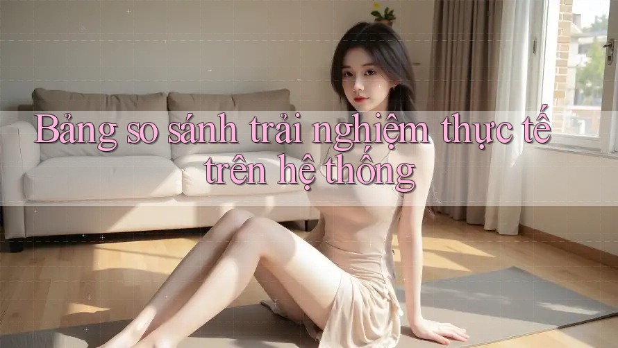 Bảng so sánh trải nghiệm thực tế trên hệ thống
