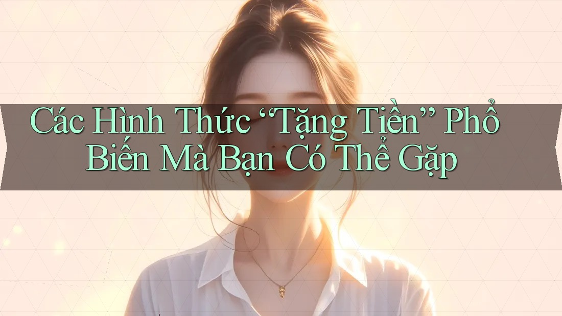 Các Hình Thức “Tặng Tiền” Phổ Biến Mà Bạn Có Thể Gặp Các Hình Thức “Tặng Tiền” Phổ Biến Mà Bạn Có Thể Gặp