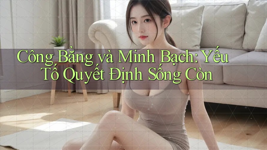 Công Bằng và Minh Bạch: Yếu Tố Quyết Định Sống Còn Công Bằng và Minh Bạch: Yếu Tố Quyết Định Sống Còn