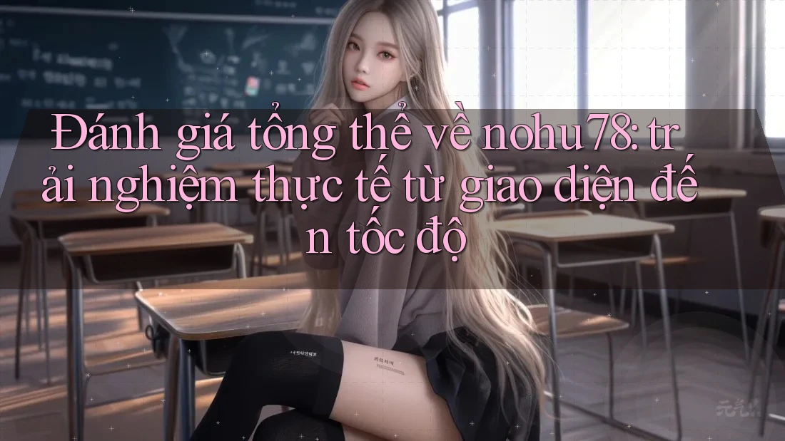 Đánh giá tổng thể về nohu78: trải nghiệm thực tế từ giao diện đến tốc độ Đánh giá tổng thể về nohu78: trải nghiệm thực tế từ giao diện đến tốc độ
