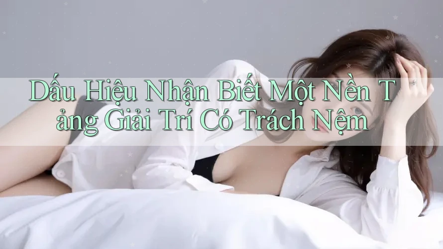 Dấu Hiệu Nhận Biết Một Nền Tảng Giải Trí Có Trách Nệm Dấu Hiệu Nhận Biết Một Nền Tảng Giải Trí Có Trách Nệm