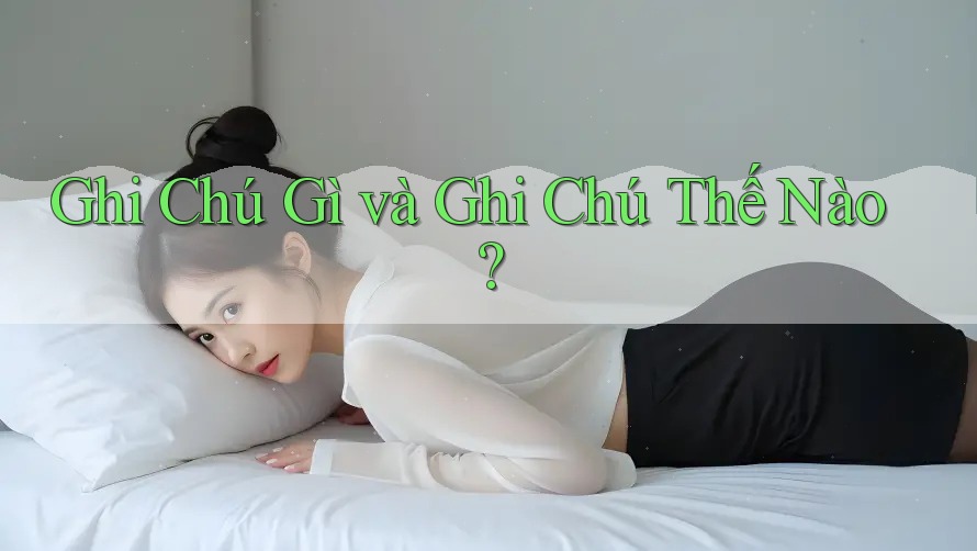 Ghi Chú Gì và Ghi Chú Thế Nào?