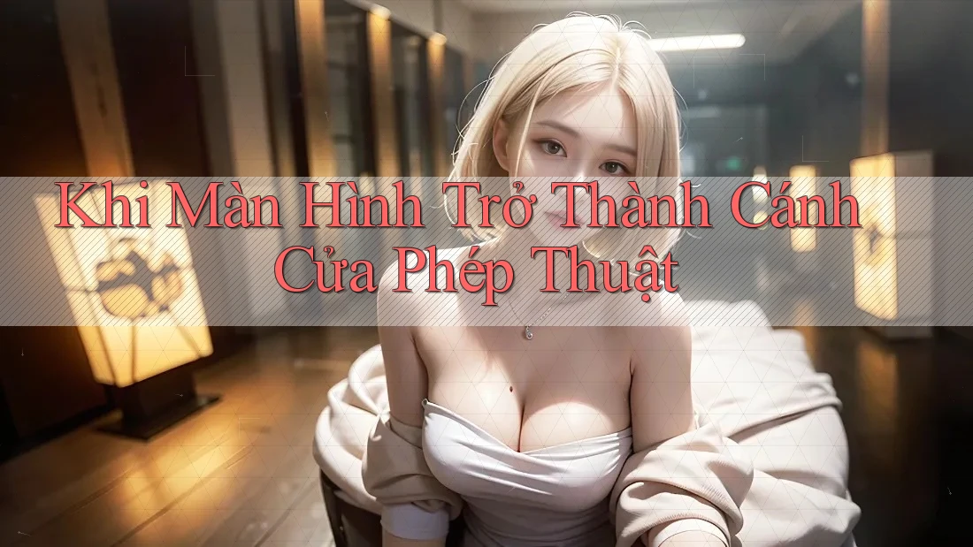 Khi Màn Hình Trở Thành Cánh Cửa Phép Thuật Khi Màn Hình Trở Thành Cánh Cửa Phép Thuật