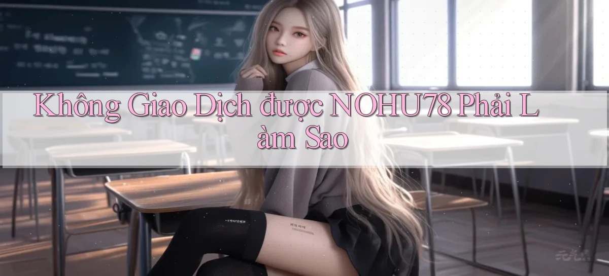 không giao dịch được nohu78 phải làm sao