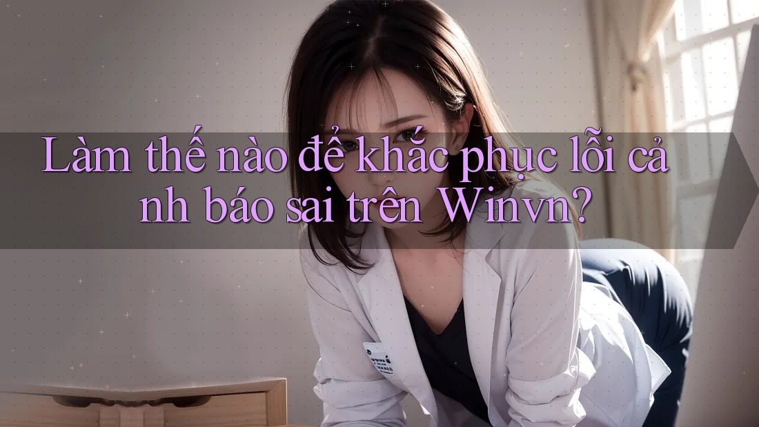 Làm thế nào để khắc phục lỗi cảnh báo sai trên Winvn? Làm thế nào để khắc phục lỗi cảnh báo sai trên Winvn?