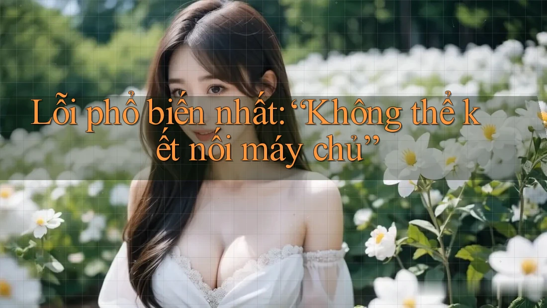 Lỗi phổ biến nhất: “Không thể kết nối máy chủ” Lỗi phổ biến nhất: “Không thể kết nối máy chủ”