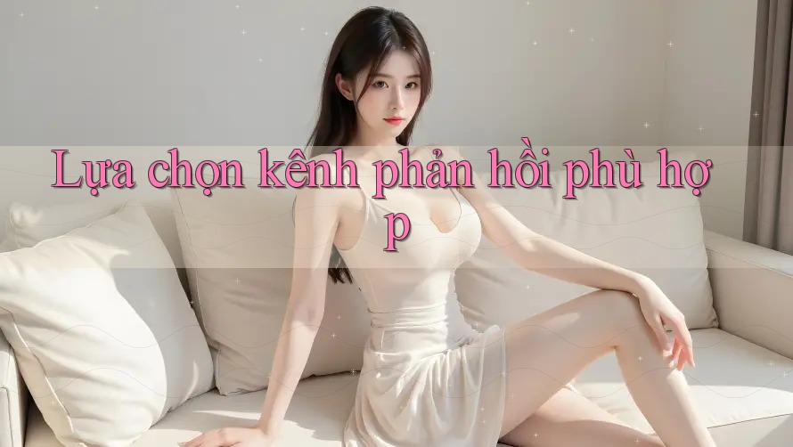 Lựa chọn kênh phản hồi phù hợp Lựa chọn kênh phản hồi phù hợp