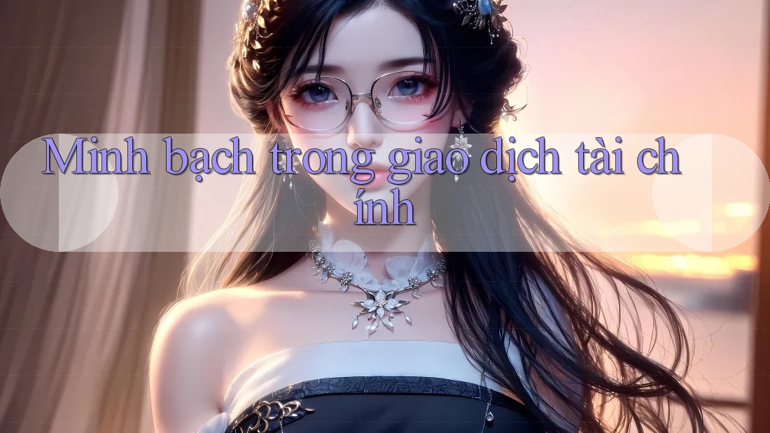 Minh bạch trong giao dịch tài chính Minh bạch trong giao dịch tài chính