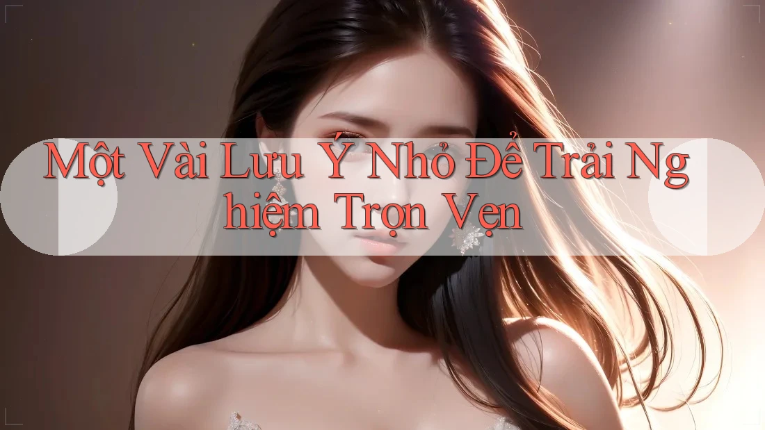 Một Vài Lưu ý Nhỏ Để Trải Nghiệm Trọn Vẹn Một Vài Lưu ý Nhỏ Để Trải Nghiệm Trọn Vẹn