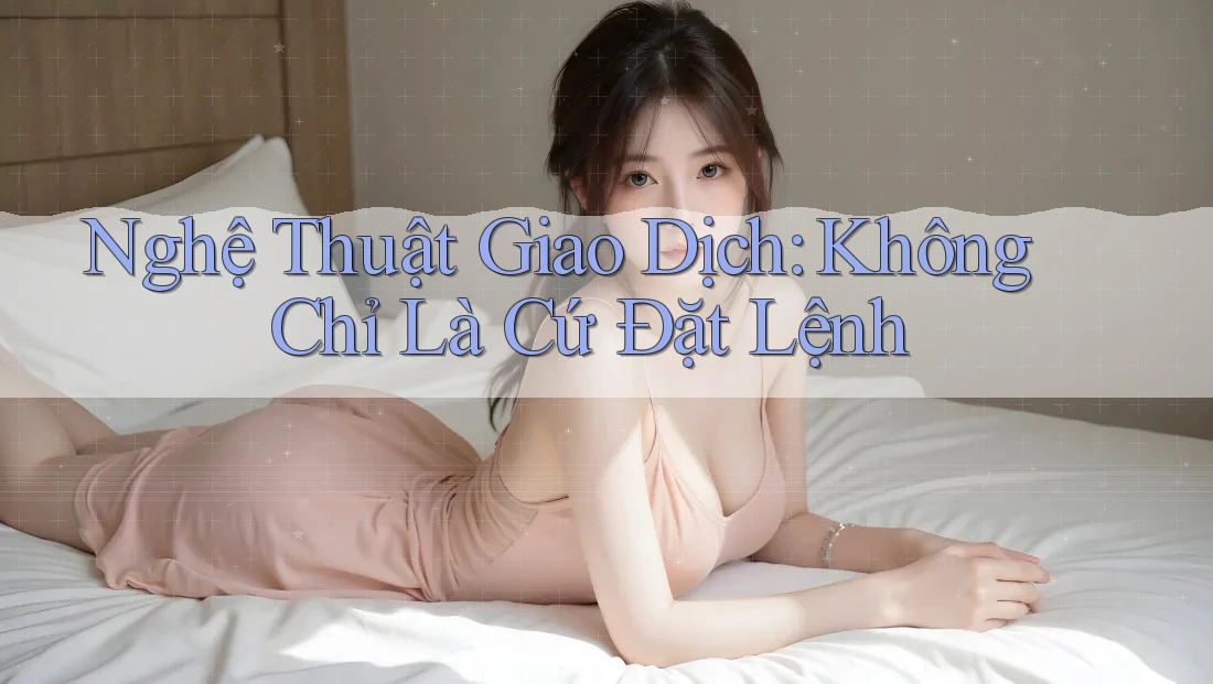 Nghệ Thuật Giao Dịch: Không Chỉ Là Cứ Đặt Lệnh Nghệ Thuật Giao Dịch: Không Chỉ Là Cứ Đặt Lệnh