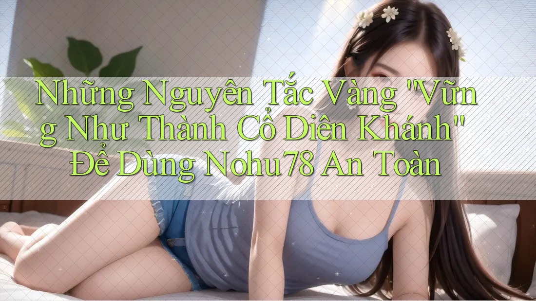 Những Nguyên Tắc Vàng “Vững Như Thành Cổ Diên Khánh” Để Dùng Nohu78 An Toàn Những Nguyên Tắc Vàng “Vững Như Thành Cổ Diên Khánh” Để Dùng Nohu78 An Toàn