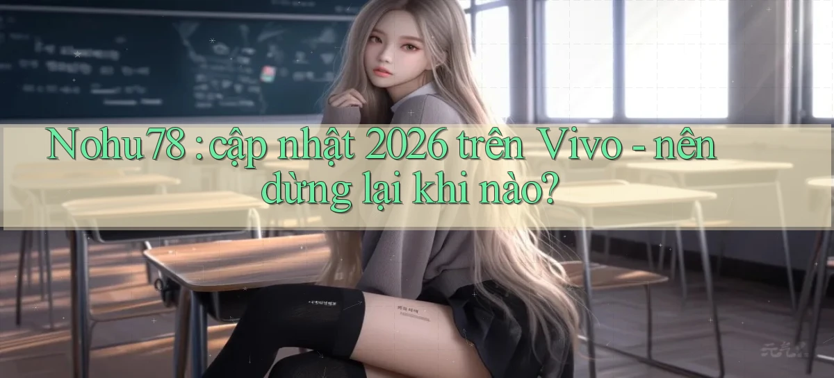 Nohu78 cập nhật 2026 trên Vivo   nên dừng lại khi nào