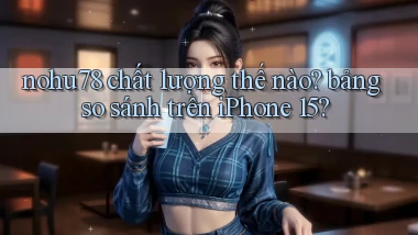 nohu78 chất lượng thế nào bảng so sánh trên iPhone 15
