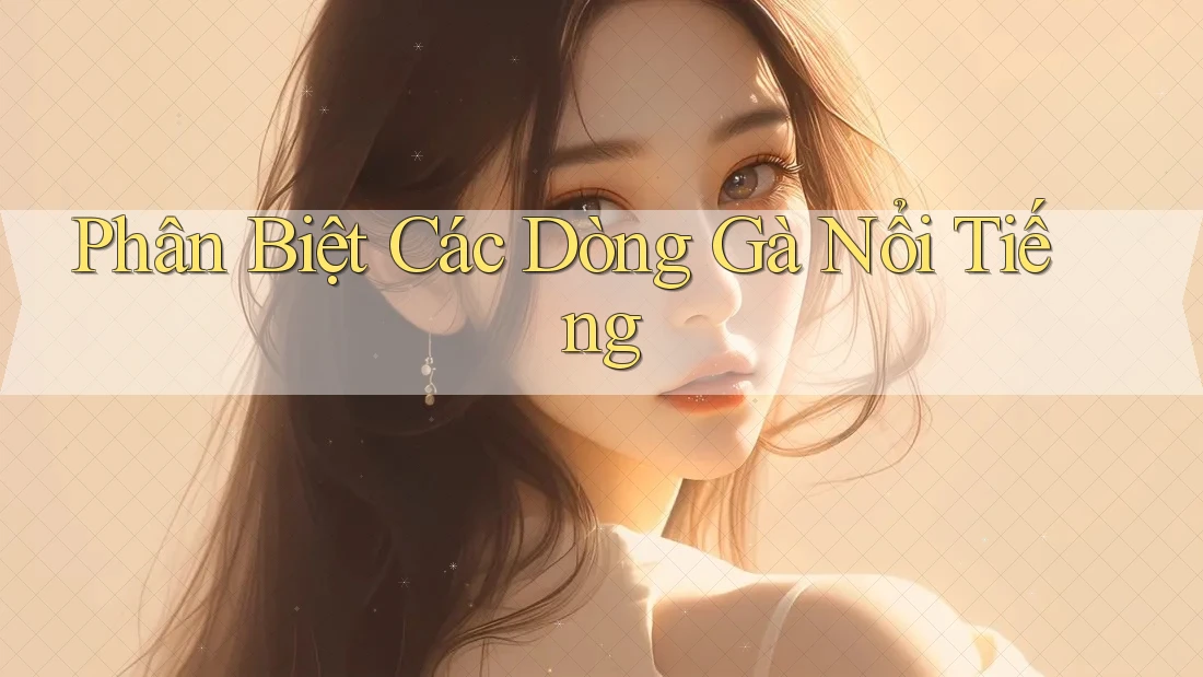 Phân Biệt Các Dòng Gà Nổi Tiếng Phân Biệt Các Dòng Gà Nổi Tiếng