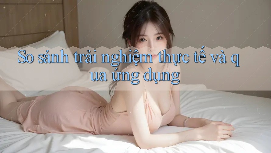 So sánh trải nghiệm thực tế và qua ứng dụng So sánh trải nghiệm thực tế và qua ứng dụng