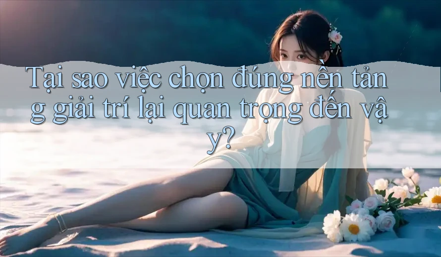 Tại sao việc chọn đúng nền tảng giải trí lại quan trọng đến vậy? Tại sao việc chọn đúng nền tảng giải trí lại quan trọng đến vậy?