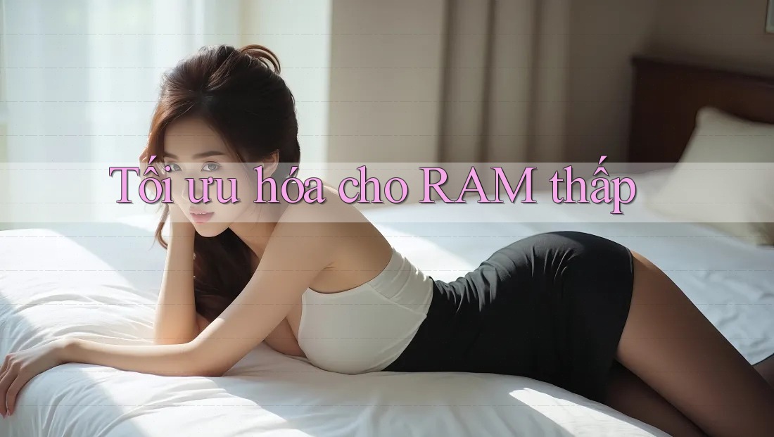 Tối ưu hóa cho RAM thấp Tối ưu hóa cho RAM thấp